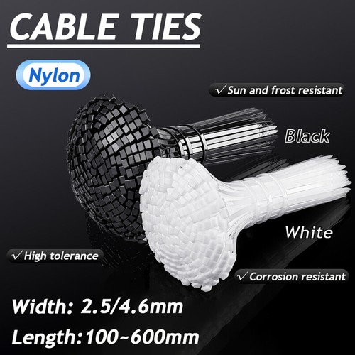 Natural nylon cable - natural, ties