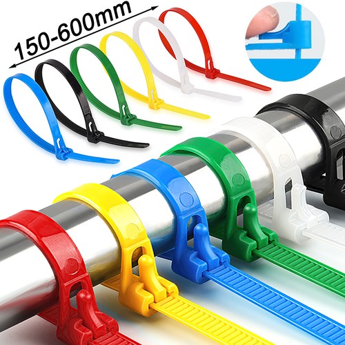 Releasable cable ties reusable - cable,