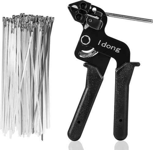 Idong metal tie wrap - wrap, gun